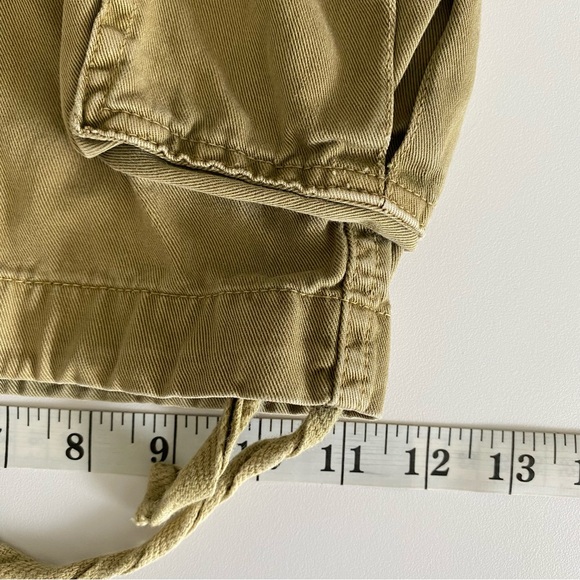 Rocawear Mens Heavy Khaki Tan Cargo Shorts w/Drawstrings size 36 - Picture 8 of 12